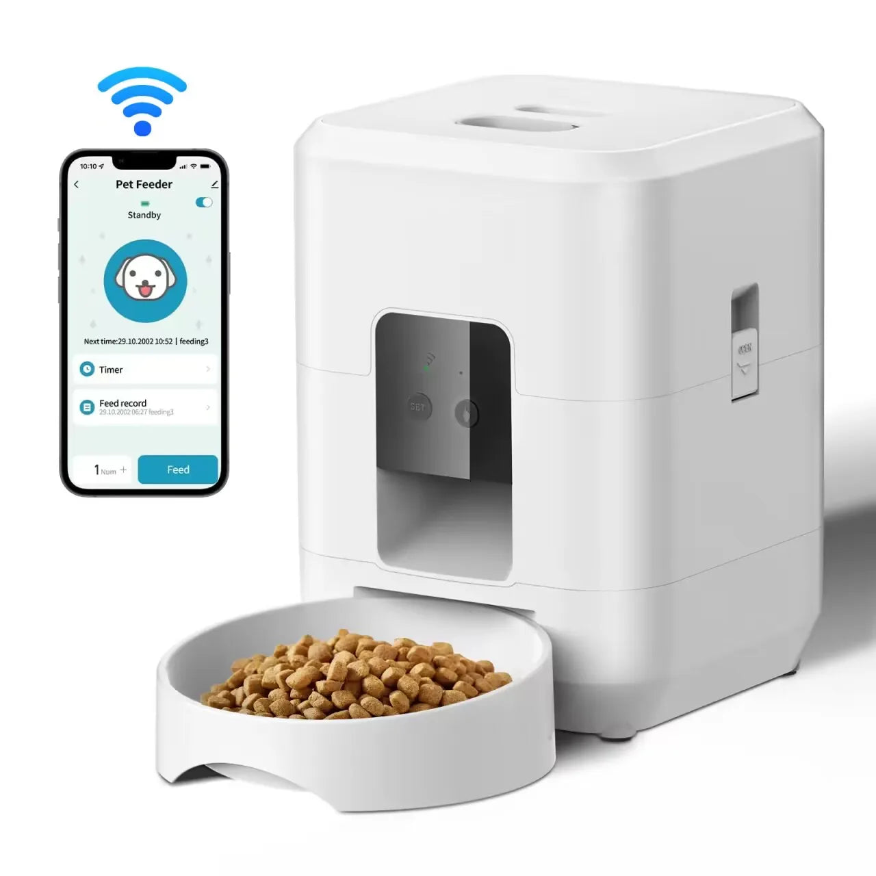 Automatic Cat Feeder Dog Slow Food Machine