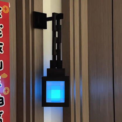 Rechargeable Minecraft Night Light Portable Bedside Lamp