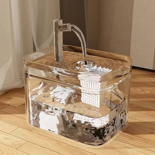 Automatic Pet Water Transparent Fountain