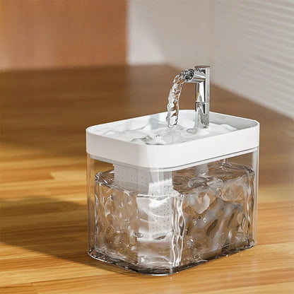 Automatic Pet Water Transparent Fountain