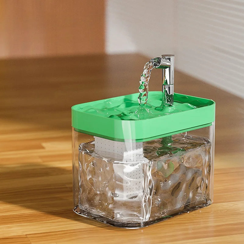 Automatic Pet Water Transparent Fountain