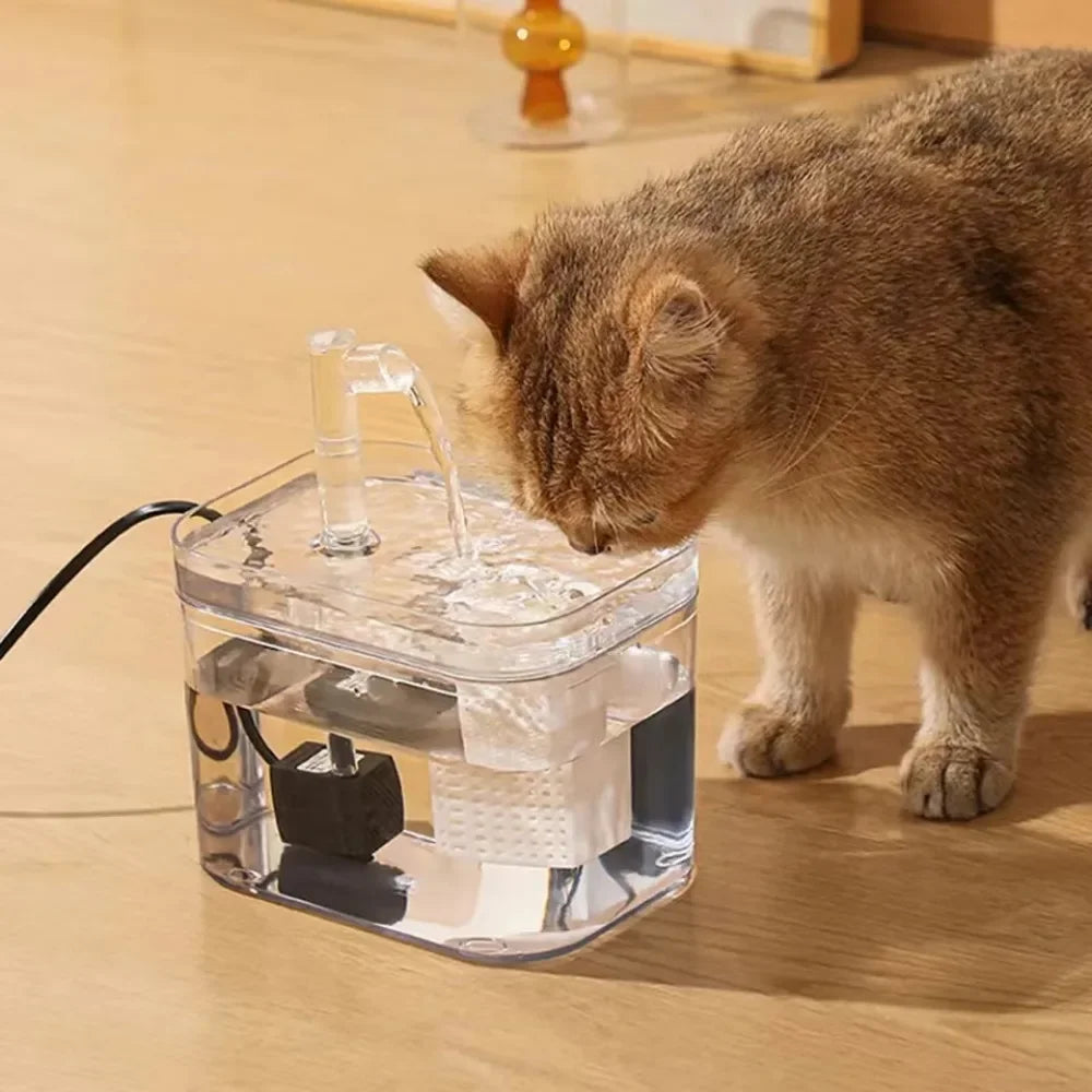 Automatic Pet Water Transparent Fountain