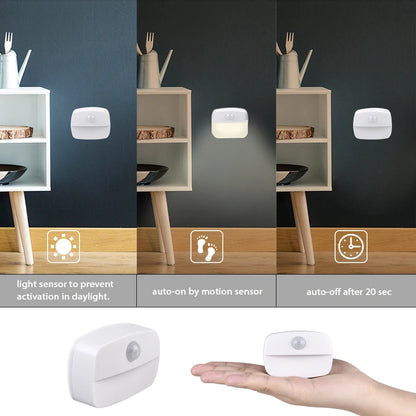 LED Night Light with Motion Sensor Cabinet Lamp