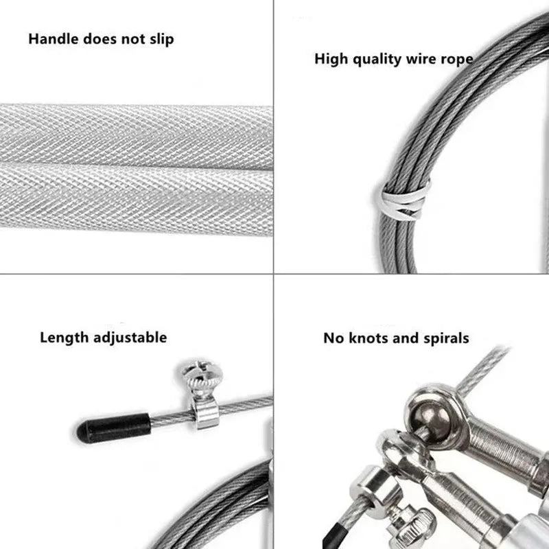 Adjustable Speed Jump Rope for Crossfit Gym