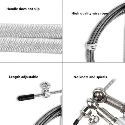 Adjustable Speed Jump Rope for Crossfit Gym