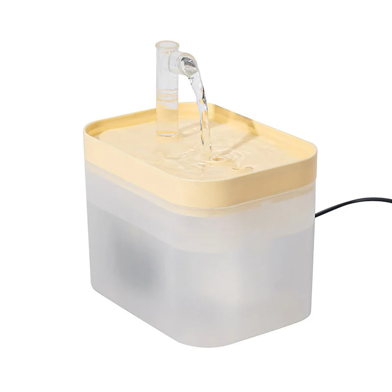 Automatic Pet Water Transparent Fountain